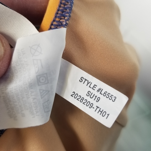 J Crew vertical striped one piece swimsuit - Picture 7 of 7